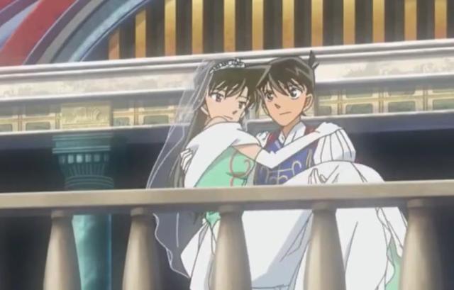 名侦探柯南 新一和小兰结婚了 网友 终于等到了大结局 热备资讯