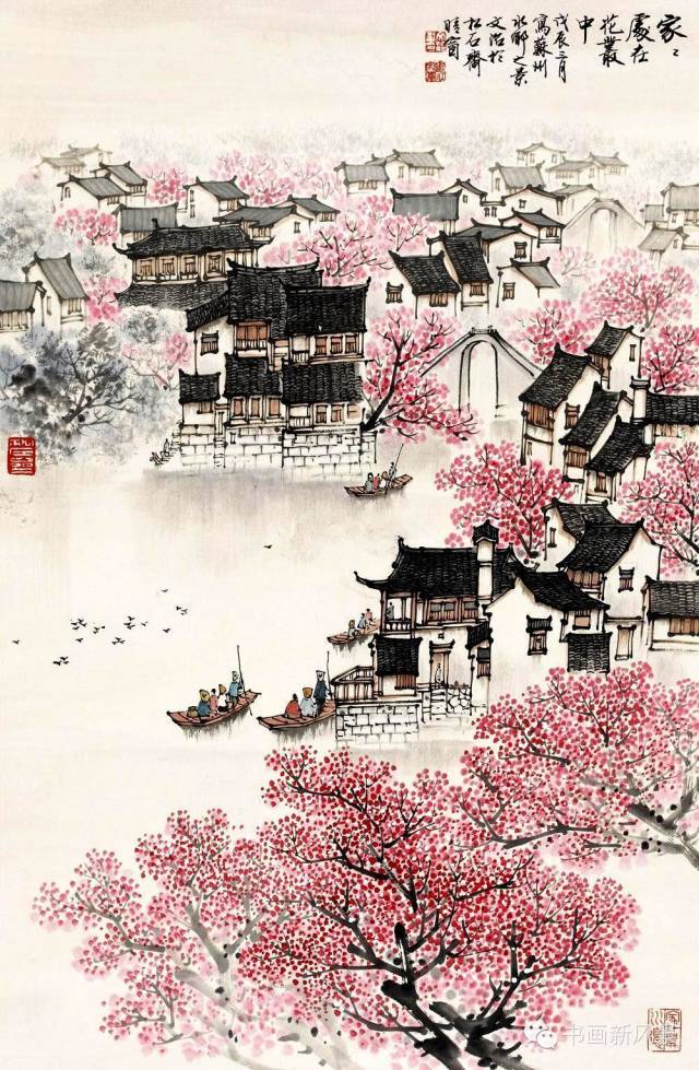 江南好,风景旧曾谙.日出江花红似火,春来江水绿如蓝.能不忆江南?