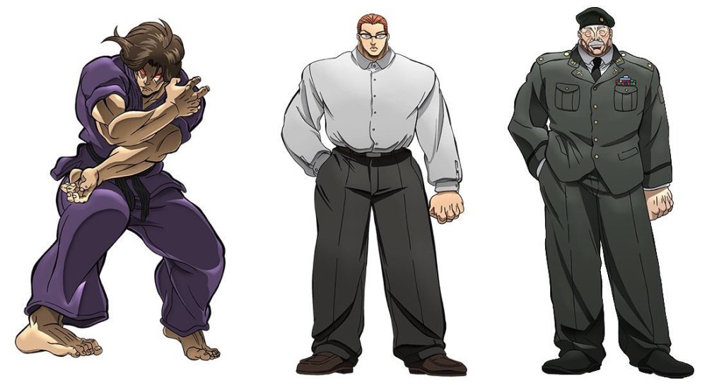刃牙baki 第2季动画公开三位新角色人设和介绍