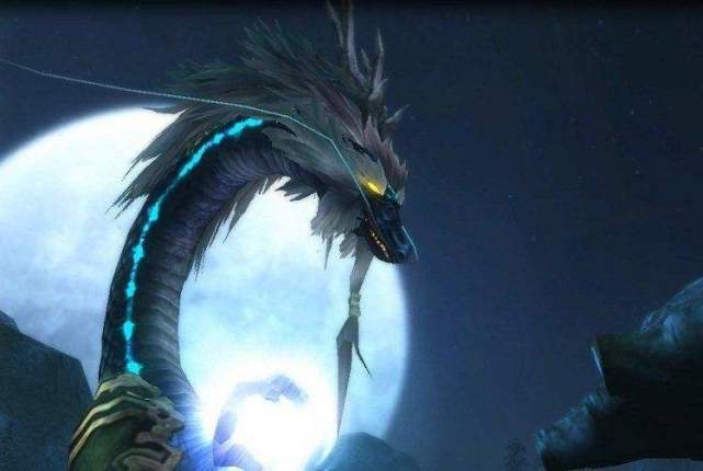 眼里发出光芒如极光,可照亮九幽黄泉之下的冥界的烛龙