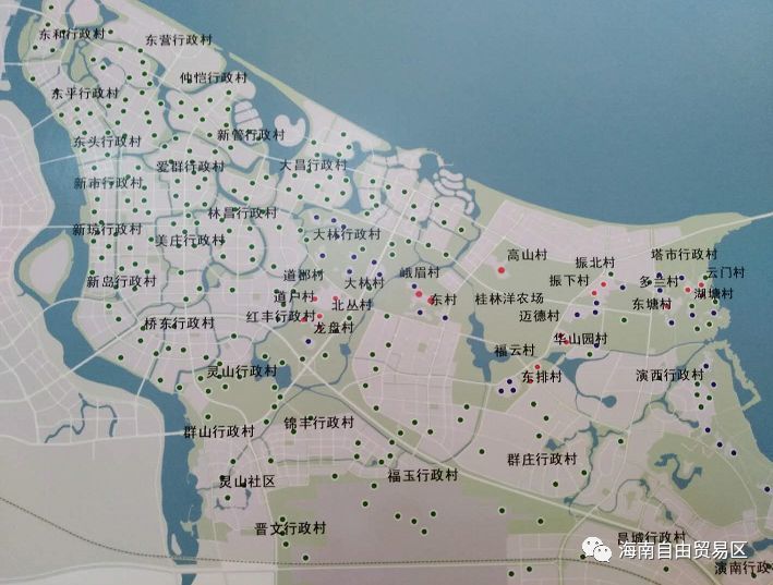 海南自由贸易区海口江东新区概念规划区位分析