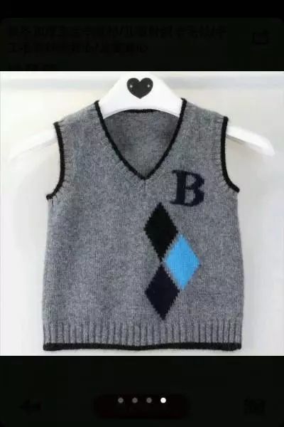 帅气可爱的男童小背心针织教程|小背心|针织|编织
