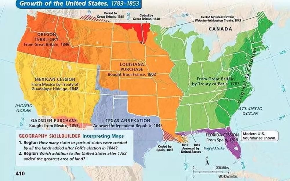 美国的领土扩张