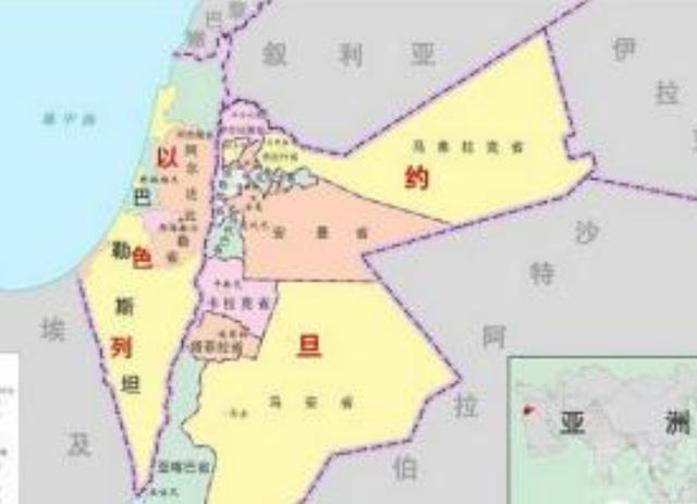 以色列经常爆发领土争端,现在的以色列国土面