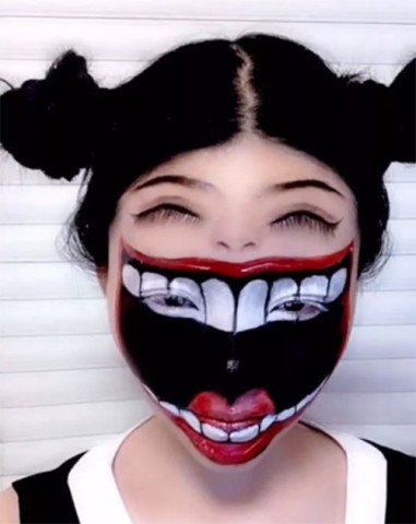 抖音美妆博主火了,这个妆真是神了,网友:找不到