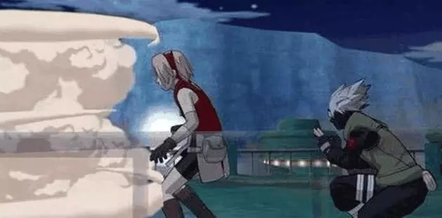 火影忍者,卡卡西对小樱使出千年杀,佐助咬牙切齿