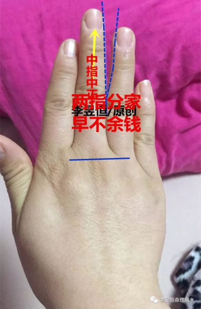 手相玉柱纹出现横切线 容易隔河望金 手相 感情线 婚姻