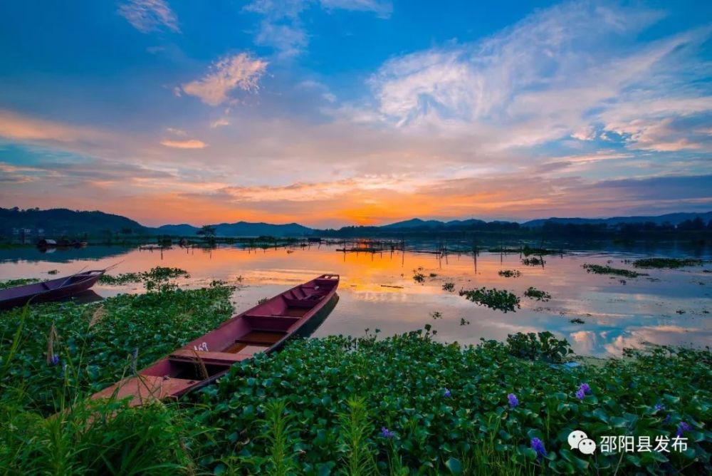 邵陽天子湖國家溼地公園美景如畫週末出遊好去處