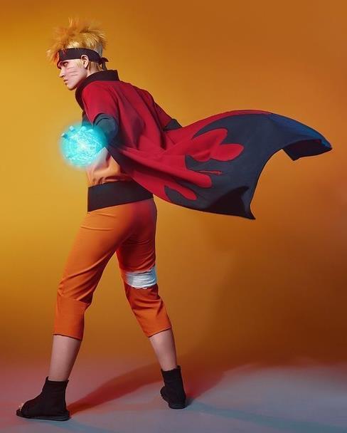 火影忍者cosplay,琦玉老师的一脸嫌弃,不想跟鸣人同框