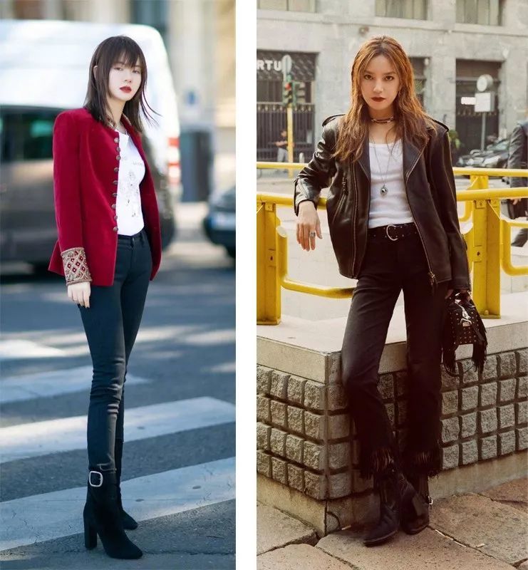 赵薇和戚薇腿长一米八全靠这样穿靴子!很好学会