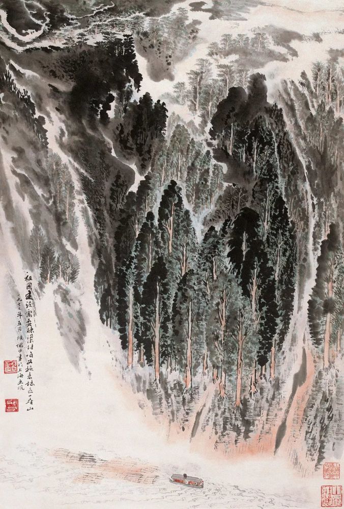 朱砂冲哨口  140cm x 68.5cm  约20世纪70年代