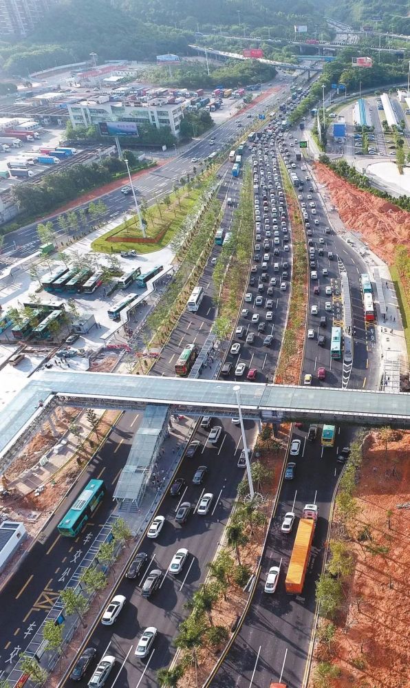 变身双向14车道深圳又一条大道来了