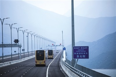 港珠澳大桥10月24日正式通车 香港到珠海、澳