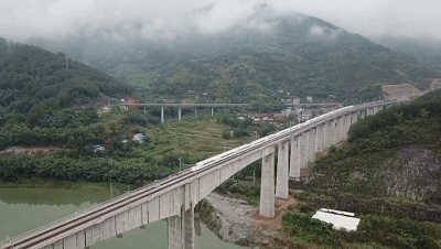 南龍鐵路作為國家鐵路網杭廣鐵路, 和福建省 