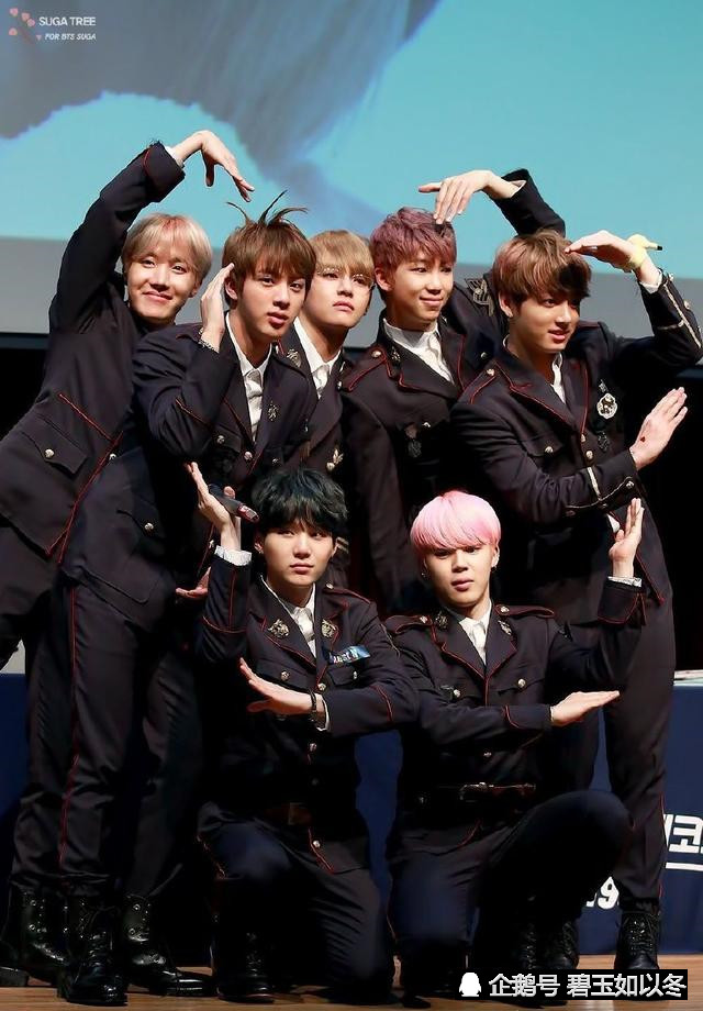 防弹style比心,七人七色的大比拼,谁更撩动你心.