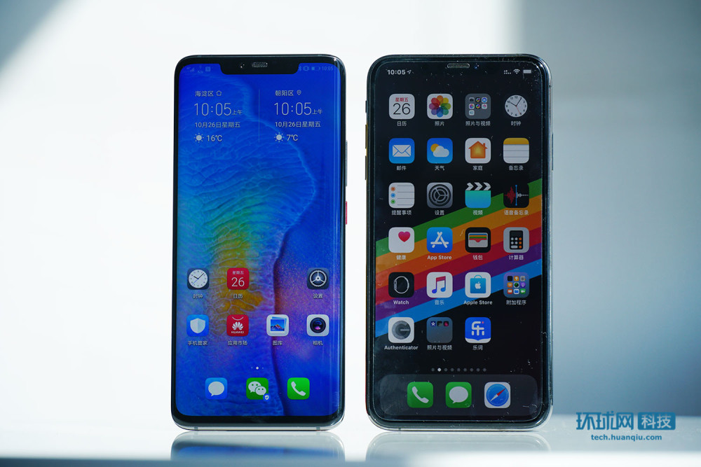 华为Mate20Pro对比苹果XS:6项优势华为真的