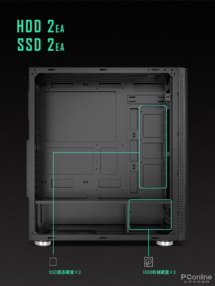 航嘉gs500c游戏机箱上线:磨砂,侧透全都有