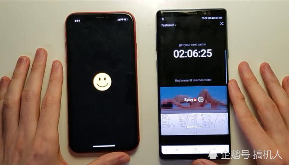 老外拿三星Note9单挑iPhone XR:差距就是这么