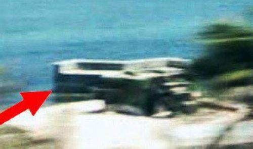 太平岛神秘建筑细部结构曝光或为重型火炮平台