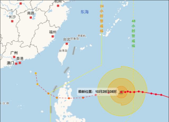 台风玉兔将登录我国,各大机构预报穿过菲律宾之后直指珠三角!