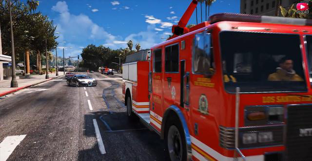 gta5:消防车救火结束后会去哪里?看来游戏中消防员压力很大