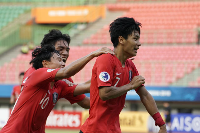 男足亚青赛-韩国1-0塔吉克 携沙特日本卡塔尔进