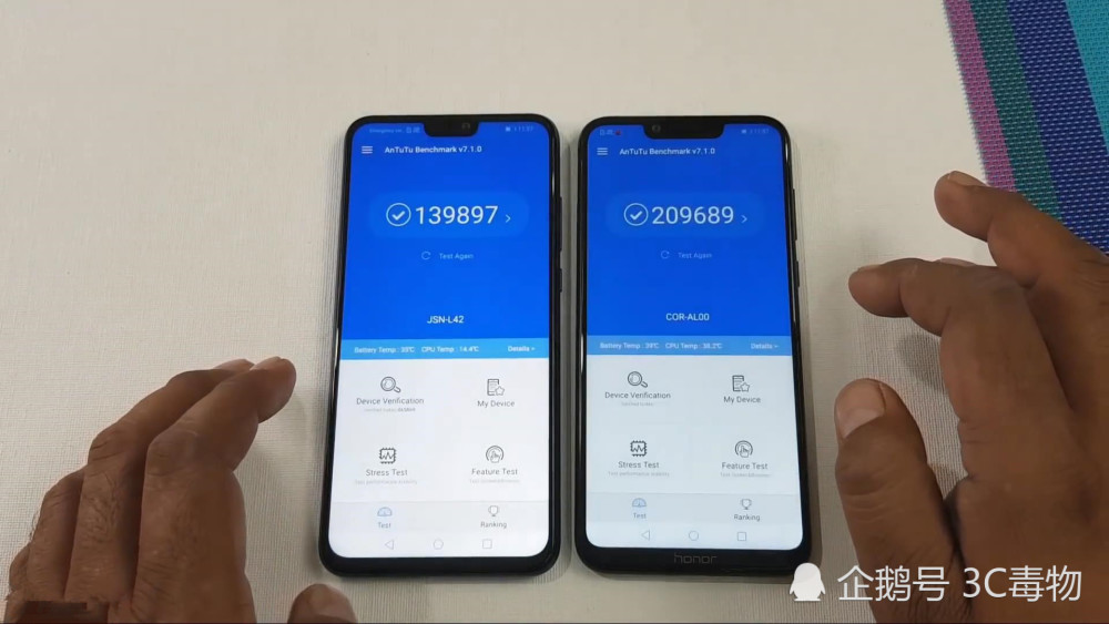 荣耀8X和荣耀Play性能对比:麒麟710表现更加