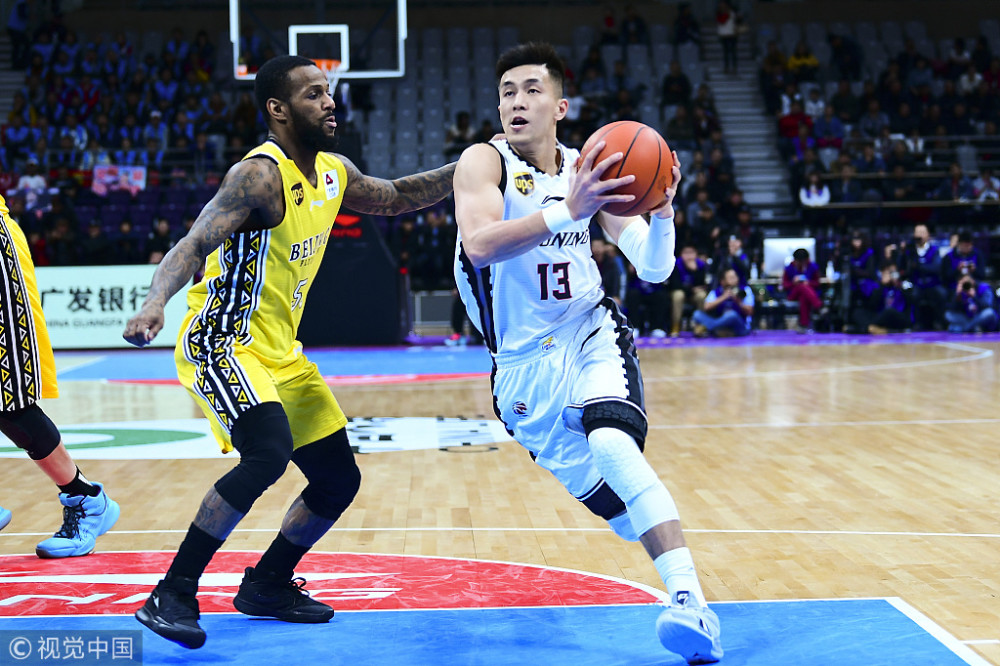 辽宁五人上双送北控五连败 哈德森32分郭艾伦