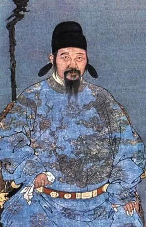 戴展角幞头,穿织金蟒袍,系白玉腰带的官吏(明人《王鏊写真像》)