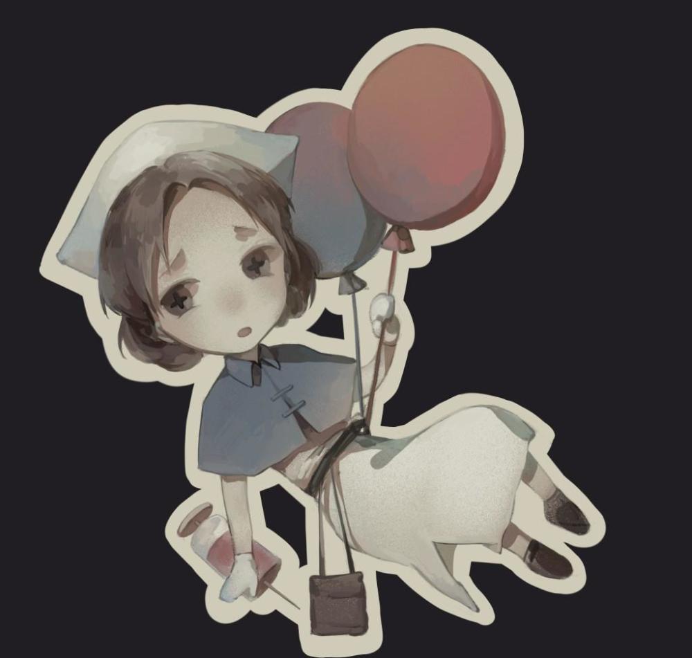 当《第五人格》的女性求生者被绑上气球,盲女