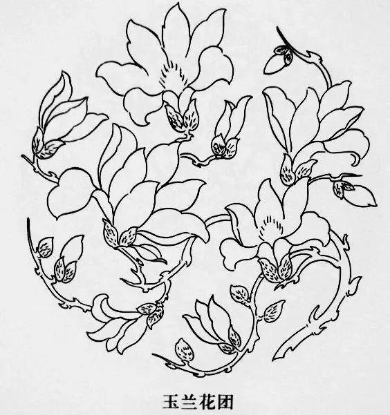 官服纹饰局部细节……美轮美奂经典神兽手稿祥云图案古代服饰纹样青花