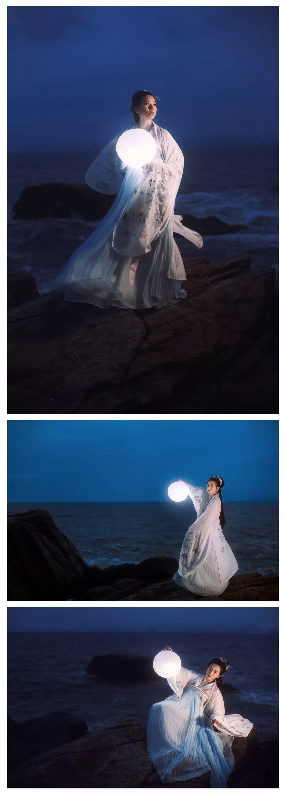 汉服小仙女:海上生明月,天涯共此时_腾讯新闻