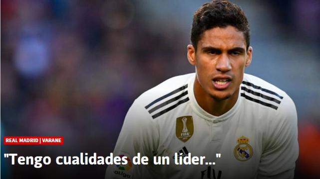 瓦拉内:我具备领袖的特质 法国队好几人配得上