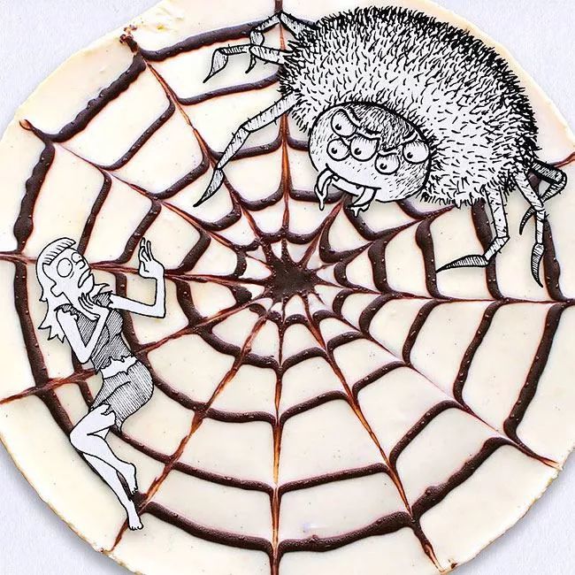 美的让人窒息的少女插画,喜欢这清冷的色彩