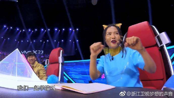 《梦想的声音》谭维维改编《学猫叫》惊呆众人