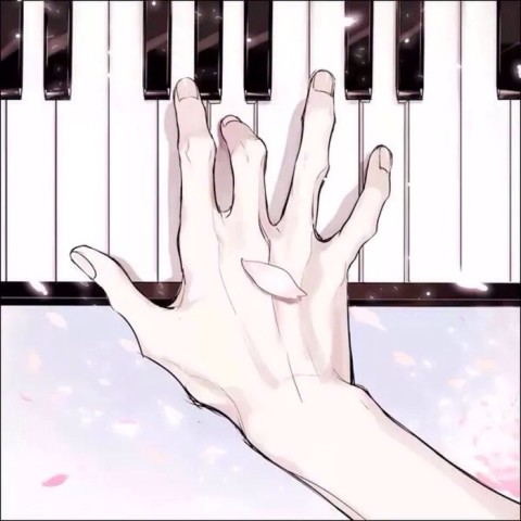 骨感·手控·动漫壁纸图:多希望,只要牵手,就是一世之情