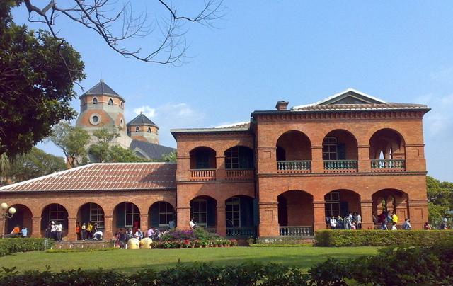 台北县红毛城,台湾现存最古老的建筑之一,曾被英国政府长期租用