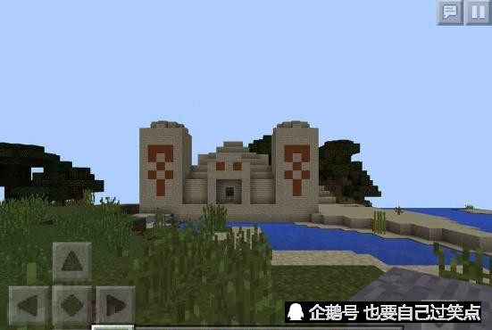 Minecraft 沙漠中的城堡 神殿中的宝藏 只有会玩的人才能得到