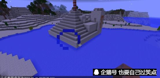 Minecraft 沙漠中的城堡 神殿中的宝藏 只有会玩的人才能得到
