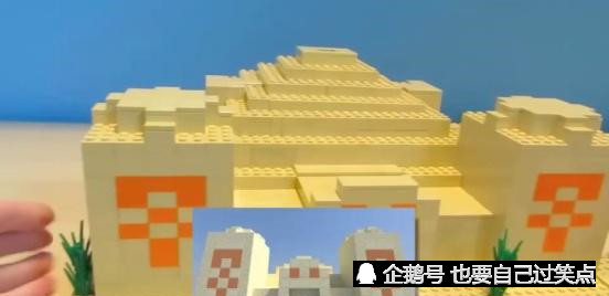 Minecraft 沙漠中的城堡 神殿中的宝藏 只有会玩的人才能得到