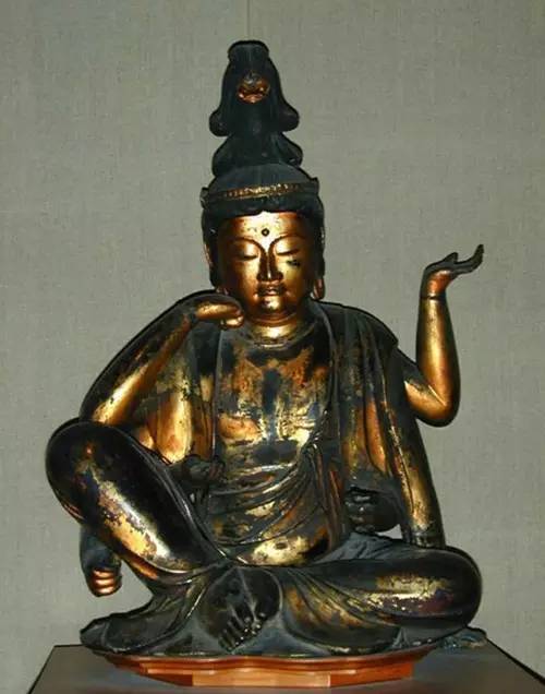 如意轮观音菩萨 木雕 规格:66 x 47 x 39.