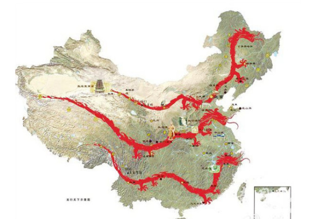 中国有3条龙脉龙脉上的城市个个是首都令人惊叹不已