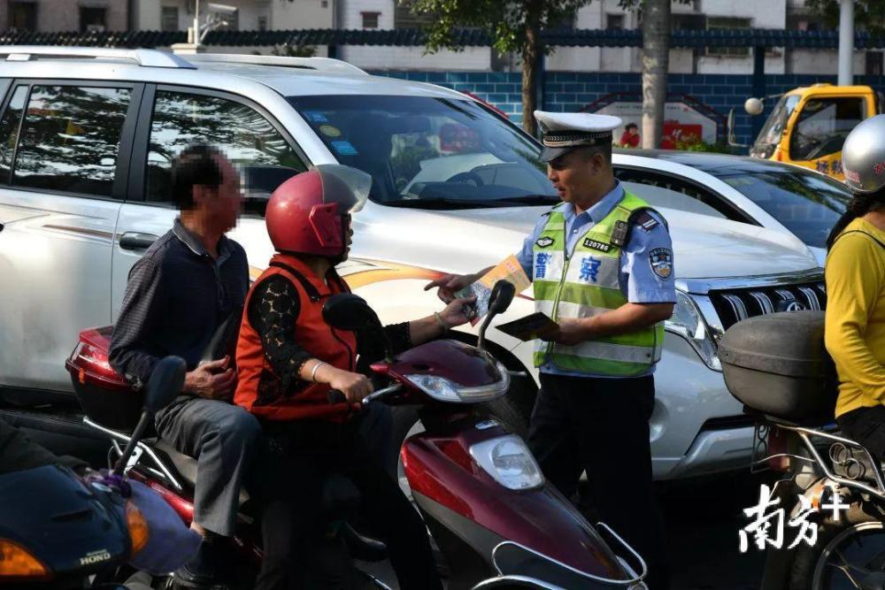 動真格!梅州交警開展摩托車專項整治行動