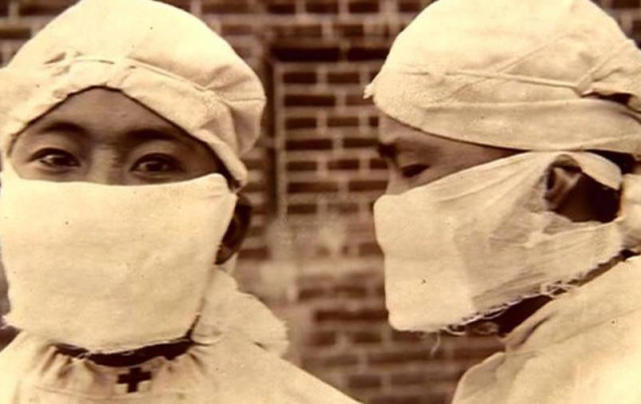 伍连德发明的口罩