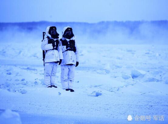 零下20°c的我国"北极",边防兵与军犬顶着风雪巡逻守卫祖国
