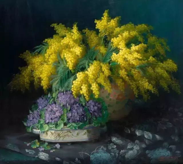 油画|这么美的油画花卉，真的惊艳到我了！