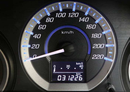 汽车速度仪表盘显示80km/h时,交警的测速雷达是多少?