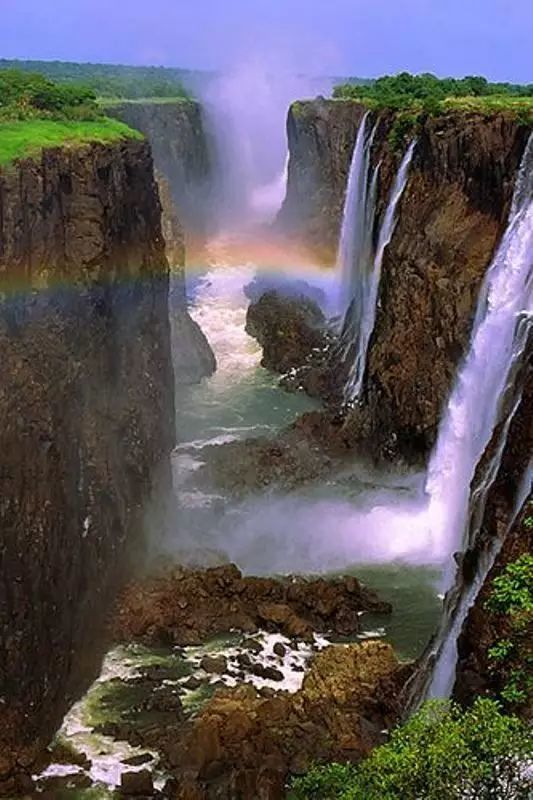 刚果河的瀑布图片