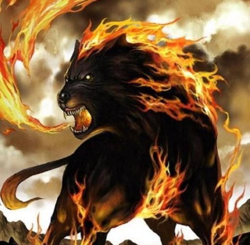 它是上古神话“四大恶兽”之一，火神随从，外形像狗却能吞食火焰
