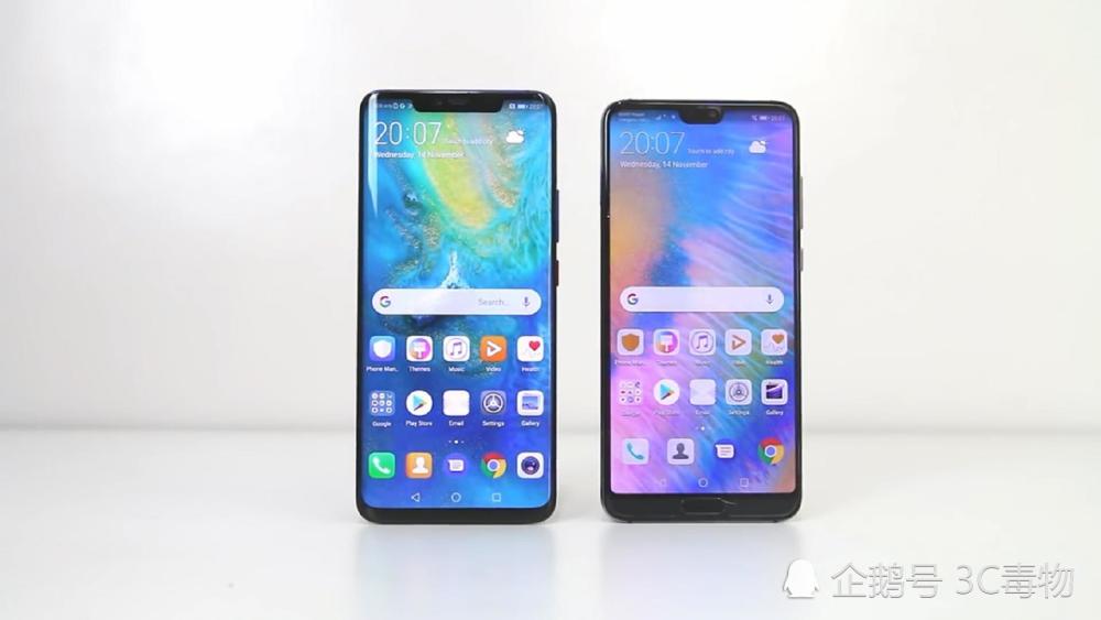 华为Mate20和华为P20深度对比:价格相差一千